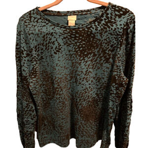 30. WOMENS CHICO’S 2/L DETAIL TOP